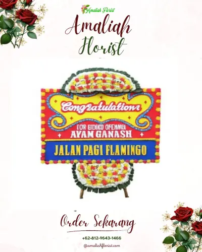 Bunga Papan Congratulation di Gelarwangi